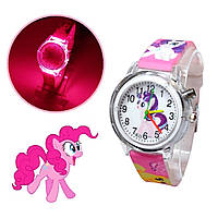 Детские наручные часы с подсветкой "Рарити / My Little Pony (Мой маленький пони)"