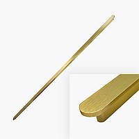 Довга ручка на шафу Bravo Long Canoe брашоване золото