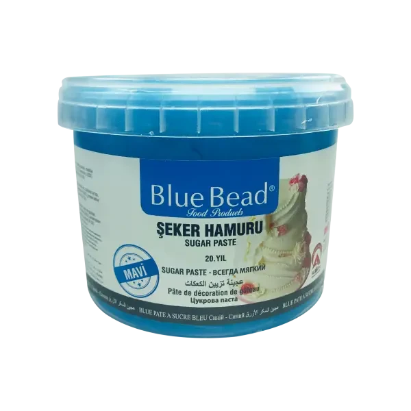 Мастика цукрова кондитерська Блакитна Mekgida 1,0 кг