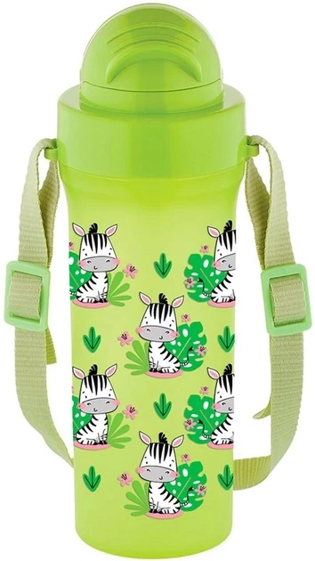 Пляшка для води з трубочкою Gusto Migo GT-G-912013-G 300 мл зелена