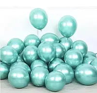 Воздушные шарики Хром 12" (30 см) зеленый