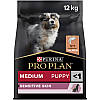 Pro Plan PUPPY MEDIUM Sensitive Skin OPTIDERMA корм для щенят середніх порід з лососем і рисом 12кг., фото 7