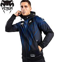 Толстовка чоловіча худі з капюшоном спортивна кофта Venum UFC Authentic Fight Night 2.0 Kit Midnight Edition