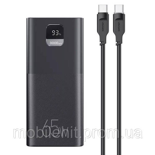 Павербанк USAMS US-CD185 PB68 QC3.0+PD 30000mAh 65W Fast Charging для ...