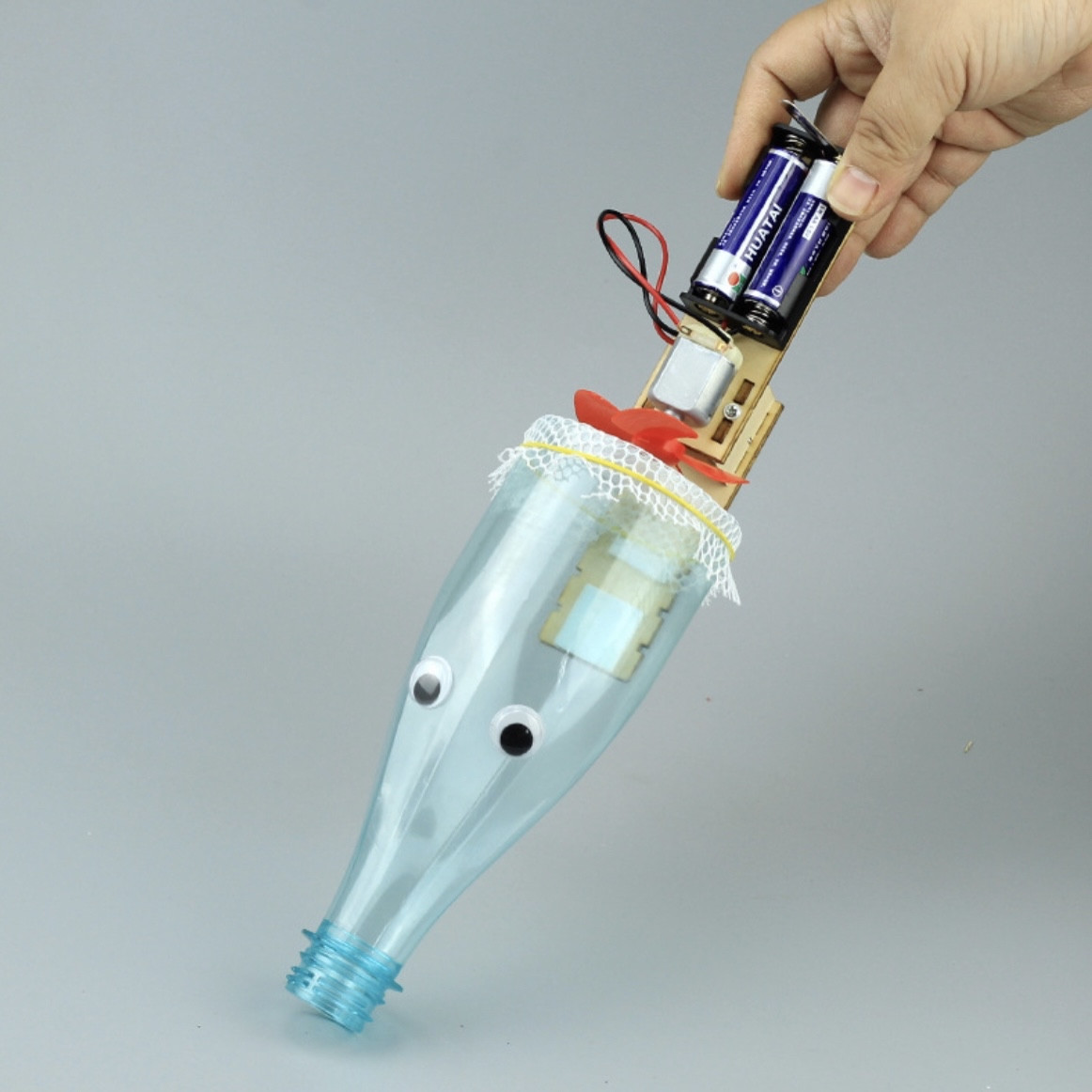 Розвиваючий науковий конструктор DIY "Пилосос" електронний з моторчиком