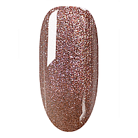 Гель-лак для покрытия ногтей D.I.S Nails Classic Collection №184 цвет бронзовый с серебренным блеском 5 мл