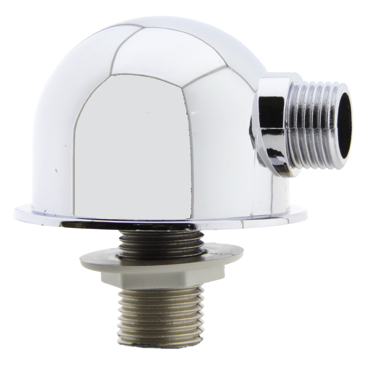 Куточок підключення душа (УД 02) хромований, з зовнішньою різьбою.