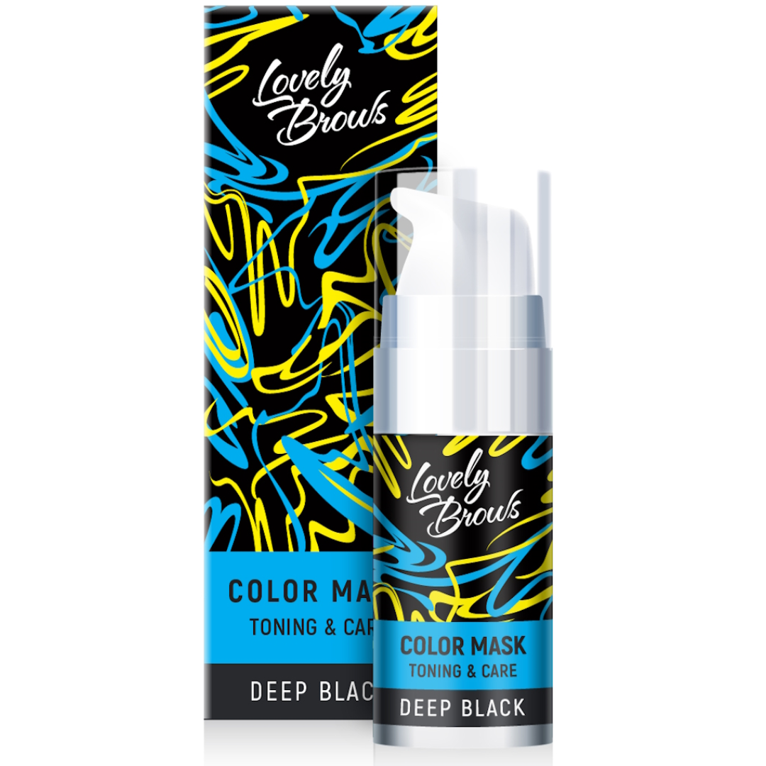 Тонер-маска Lovely Brows для брів, тон Deep Black