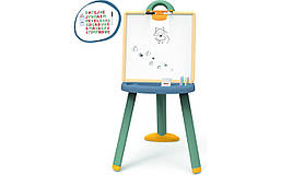 Дитячий двосторонній мольберт зі з'ємною дошкою та з магнітними літерами Smoby 410626