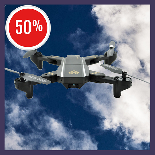 Купить Мини радиоуправляемый квадрокоптер с камерой Phantom D5H с ...