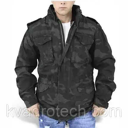 Surplus Куртка Surplus Regiment M 65 Jacket Black Camo (XL), фото 1