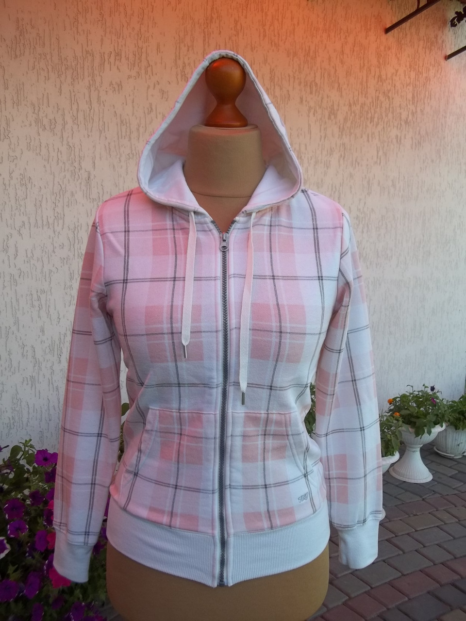 (12 — 14 років) худі светр кофта для дівчинки з капюшоном бавовняний Б / У