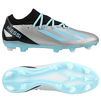 Бутси Adidas X CRAZYFAST Messi.3 FG IE4078, Срібло, Розмір (EU) — 43 1/3