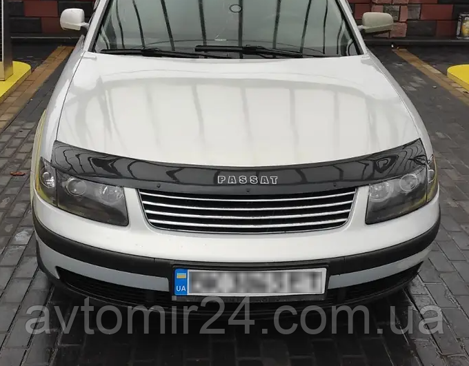 Дефлектор капота VW Passat B-5 1997-2001 Мухобійка Фольксваген Пасат B-5