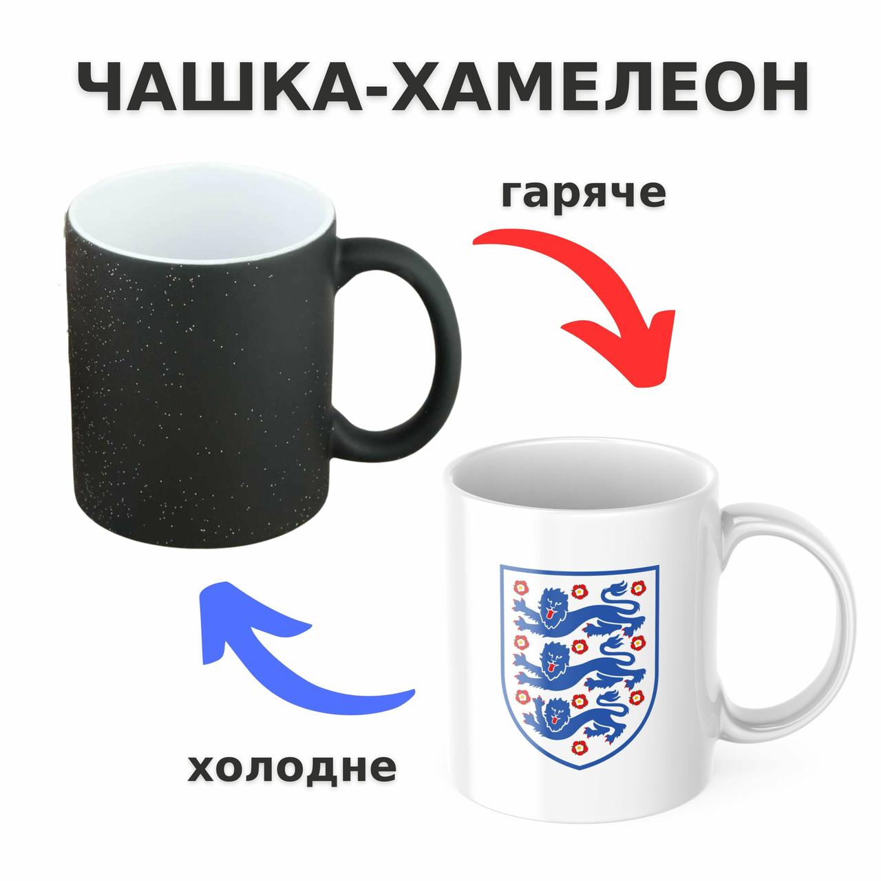 Чашка-хамелеон з принтом 330 мл England