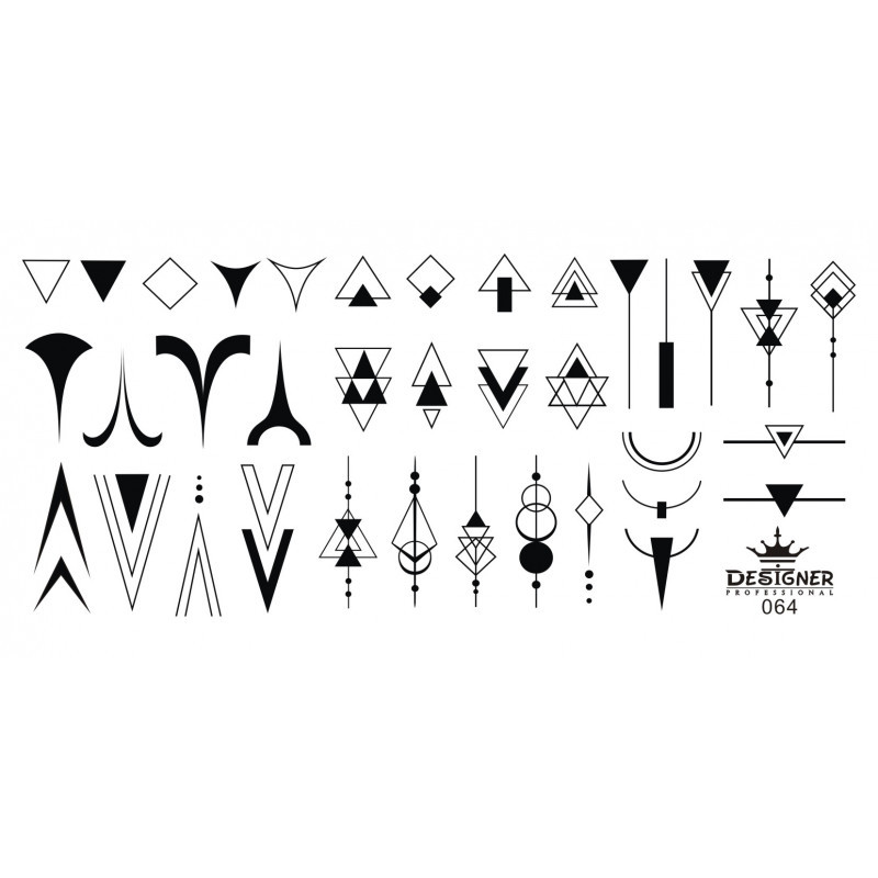 Пластина для стемпінгу Designer No64 (12*6 см), фото 1