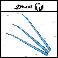 Канюли отсасывающие, слюноотсос насадка Голубой, многоразовый