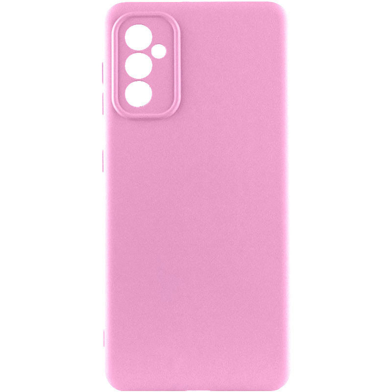 Чохол GETMAN Liquid Silk Full Camera для Samsung Galaxy A56 5G | TPU + Мікрофібра Рожевий / Pink