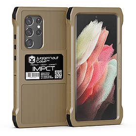 Чохол противоударный Juggernaut IMPCT Galaxy S21 Ultra CASE, Розмір: Large, Колір: Flat Dark Earth