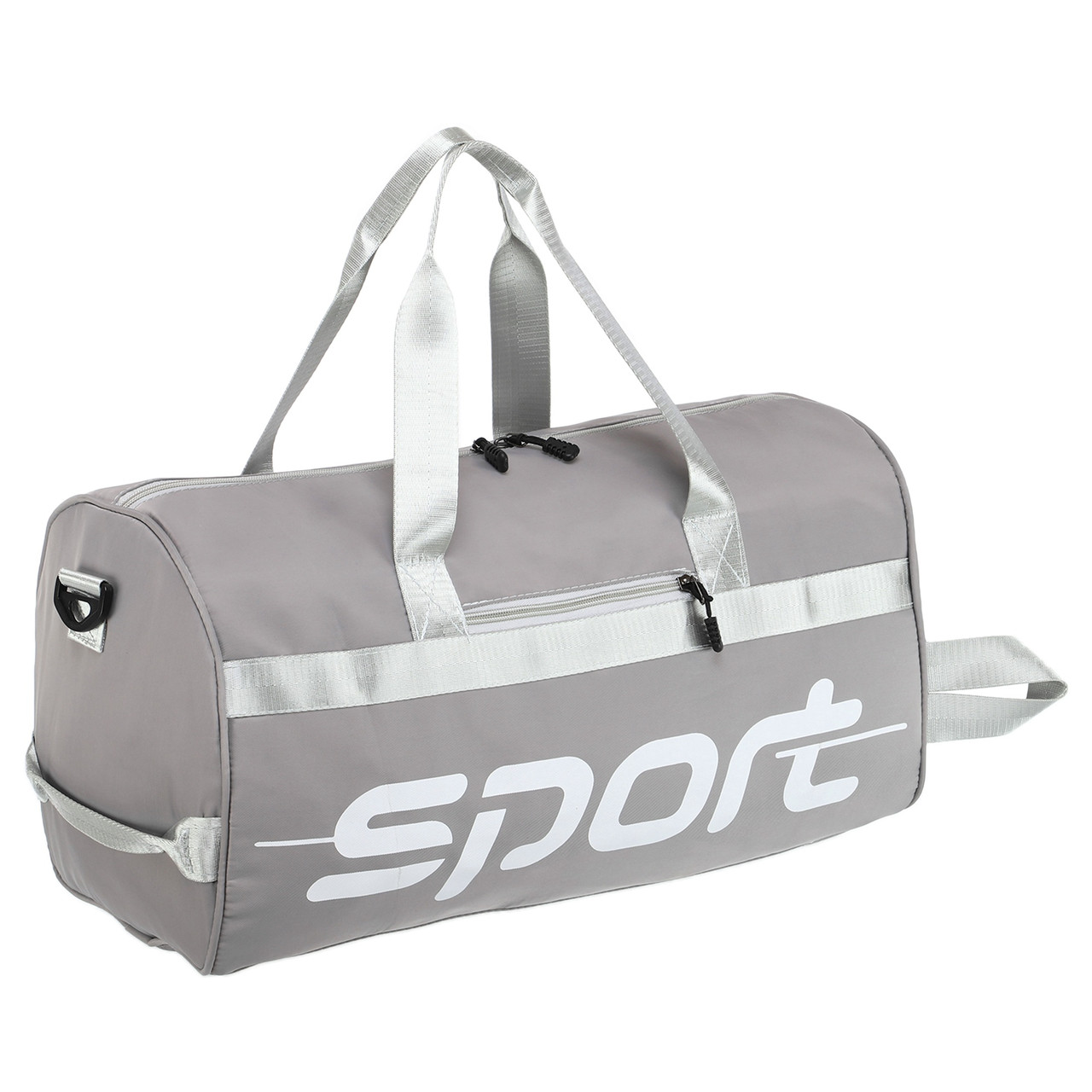 Сумка для спортзалу Бочонок SPORT GA-1068-S сіра