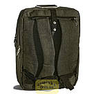 Сумка-рюкзак Fashion трансформер 14 л зелений 50161, фото 4