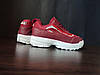 Fila Disruptor Бордові кросівки жіночі, фото 7
