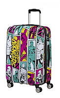 Детский средний пластиковый чемодан American Tourister Marvel Legends-Pop Art