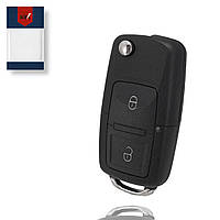 Выкидной корпус ключа на 2 кнопки Volkswagen Passat B5 , Passat B6 , Tiguan , Golf 4 , Golf 5 , New Beetle ,