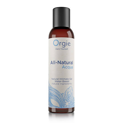 Лубрикант на водній основі гладкий і шовковистий ALL-NATURAL Acqua, 150 мл, фото 3