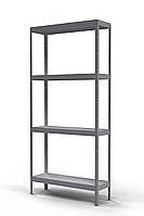 Стелаж для складу, архіву, магазину. чк-80 пофарбований ral 7024. 1920*920*301*4 полок ЛДСП