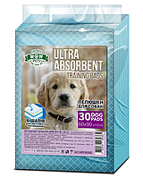 Пелюшки Wow Pets Ultra-Absorbent суперпоглинаючі для цуценят та собак 60 x 90 см ЦІНА ЗА 1 ШТ