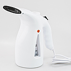 Вертикальний ручний відпарювач для одягу, 4в1 STEAMER, 800Вт, Білий / Портативний паровий праска-відпарювач, фото 2