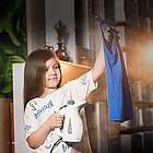 Вертикальний ручний відпарювач для одягу, 4в1 STEAMER, 800Вт, Білий / Портативний паровий праска-відпарювач, фото 8