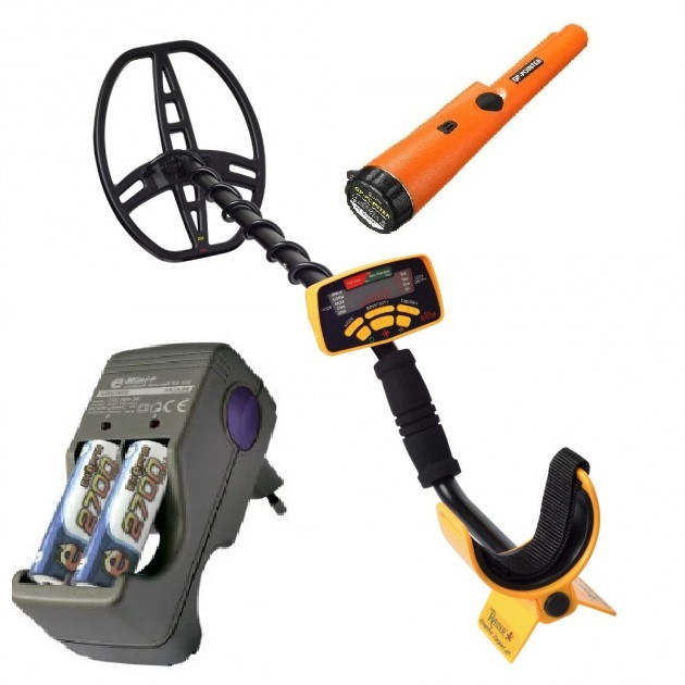 Металошукач Discovery Tracker RAIDER MD-6350 з акумулятором і зарядкою + gp pointer (JDKKF89FK)