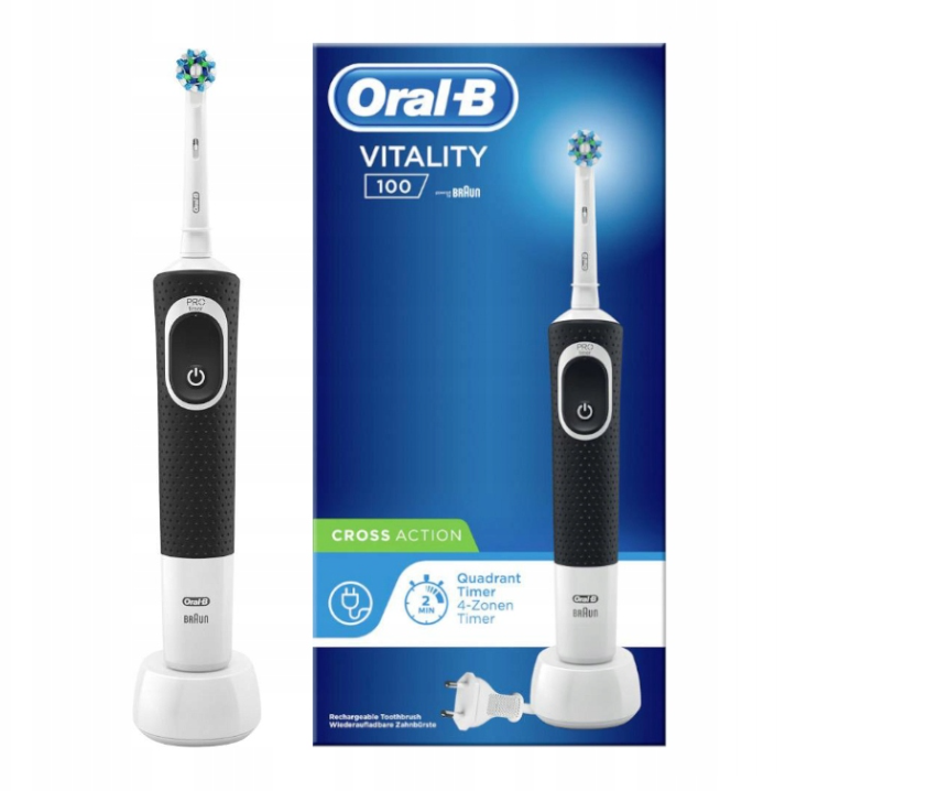 Електрична зубна щітка Oral-B Braun Vitality D100 B Cross Action