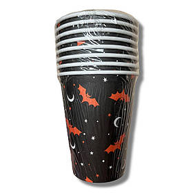 Склянки Cups beverages Halloween Кажани 8s 400ml