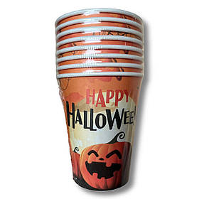 Склянки Cups beverages Halloween Гарбуз 8s 400ml