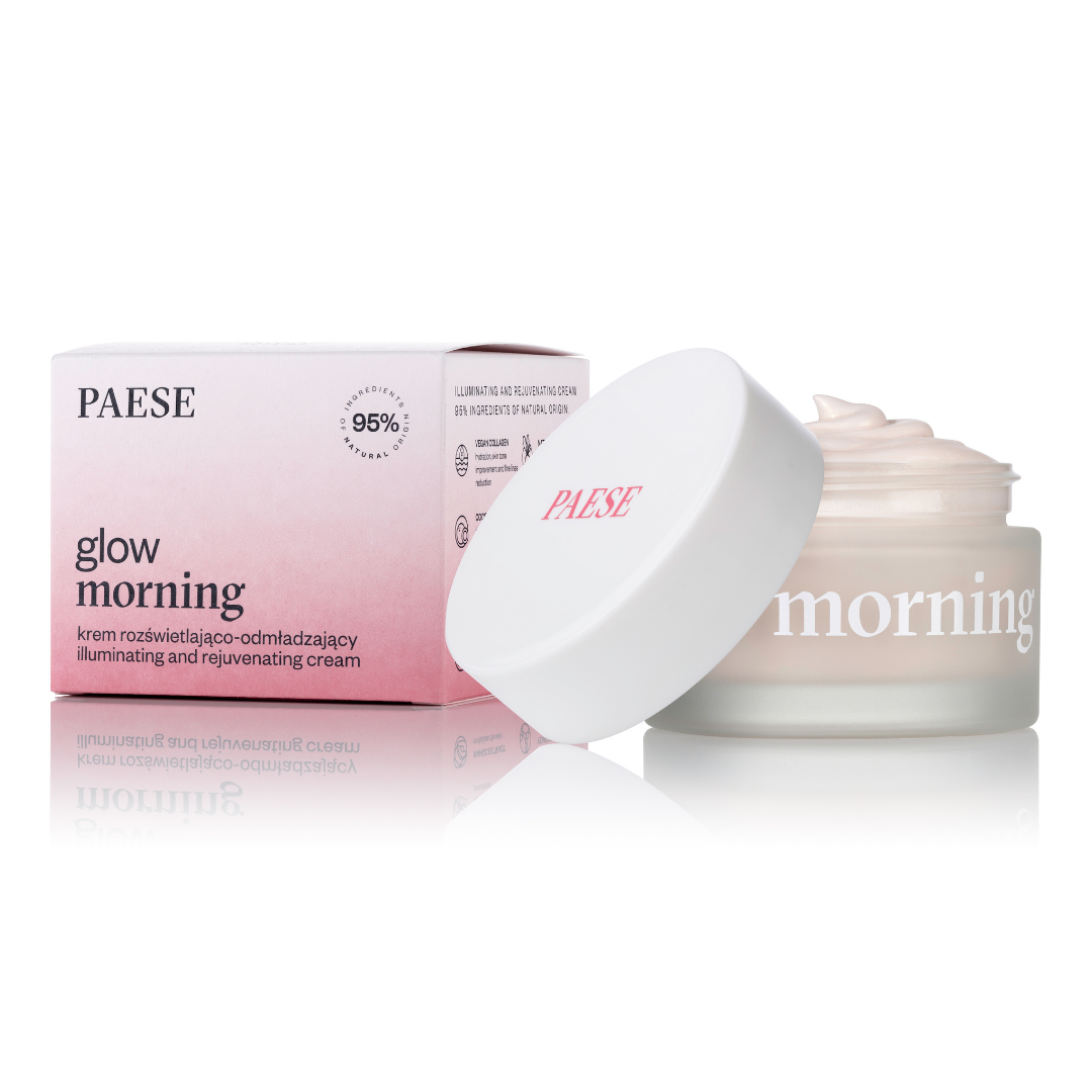 Крем-догляд для обличчя Ранкове сяйво висвітлюючий Cream Glow Morning Brightening Paese 50ml