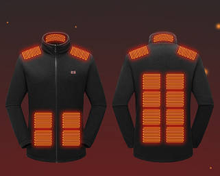 Флісова кофта з підігрівом 