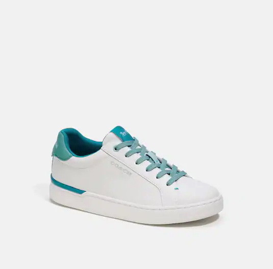 Жіночі кеди з натуральної шкіри Coach Clip Low Top Sneaker. Розмір 40 - 27см