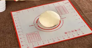 Силіконовий килимок для розкочування тіста і випічки великий термостійкий армований 40х30 см