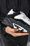 Кросівки чоловічі Adidas Niteball White Black чорно-білі демісезонні шкіра стильні адідас найтбол, фото 9