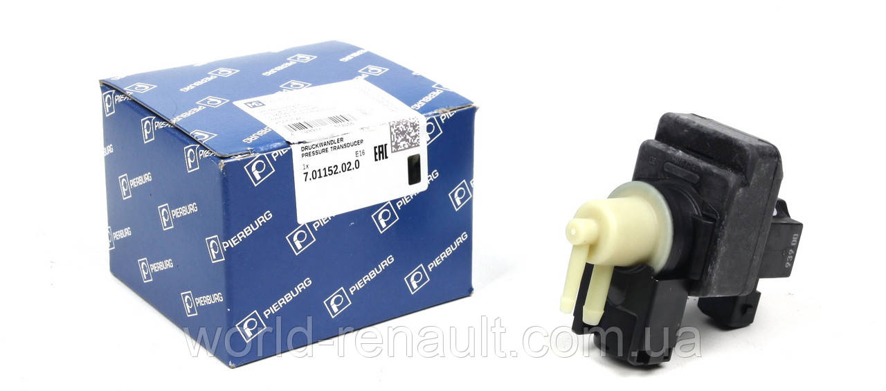 PIERBURG 7.01152.02.0 — Клапан керування турбіни (трандюсер) на Рено Меган II F9Q 1.9dci з 2002г.