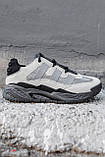 Кросівки чоловічі Adidas Niteball Grey Black сірий демісезонні шкіра стильні адидас найтбол, фото 6