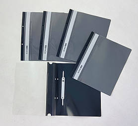 Папка Швидкозшивач звичайний А5 чорний (Е31506-01) Economix