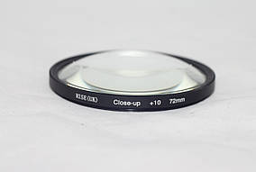 Світлофільтр - макрооб'єктив CLOSE UP +10 72mm RISE (UK)