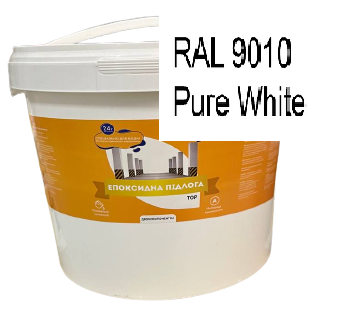 Епоксидна наливна підлога для бетону та металу MG 10 кг Білий plastall