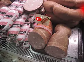 Цінникотримач 50 мм для ковбаси діаметром 80-120 мм (5075), фото 4