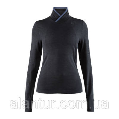 Функціональна кофта Fuseknit Comfort Wrap LS для жінок, чорна, осінь/зима, спорт, XS