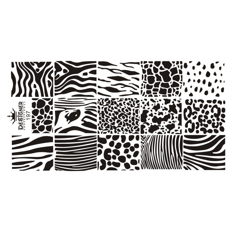 Пластина для стемпінгу Designer No197 (12*6 см)